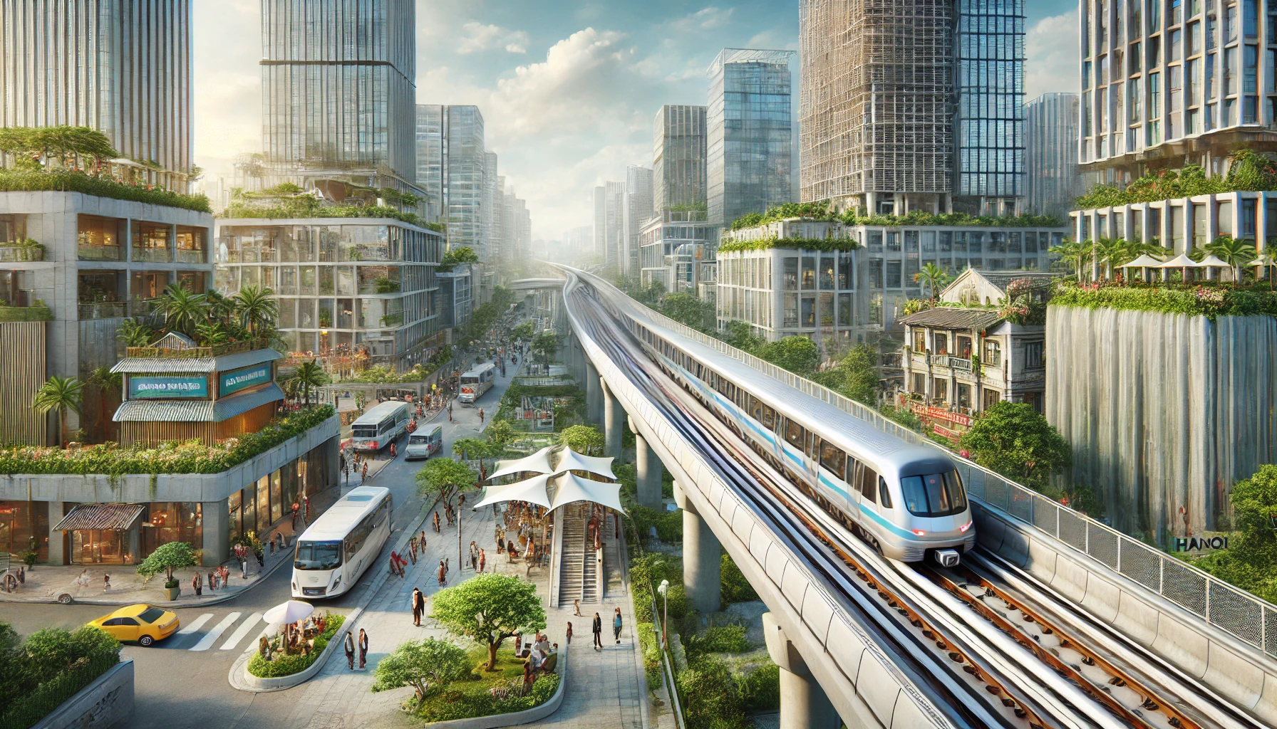 Modernisation des transports ferroviaires à Hanoï